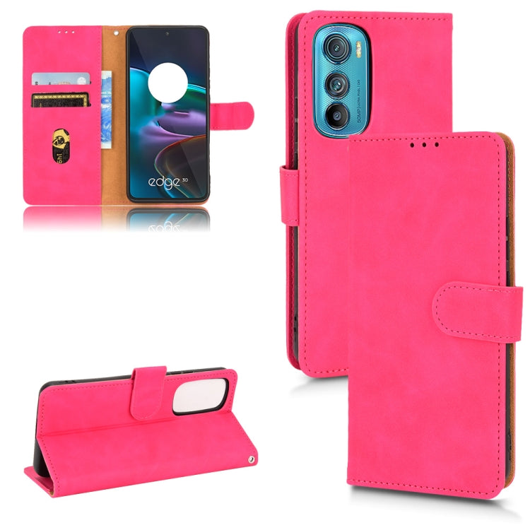 Skin Feel Magnetic Flip Leather Phone Case, For Motorola Edge 30, For Motorola Moto G52, For Samsung Galaxy M33 5G, For Sharp Simple Sumaho 6