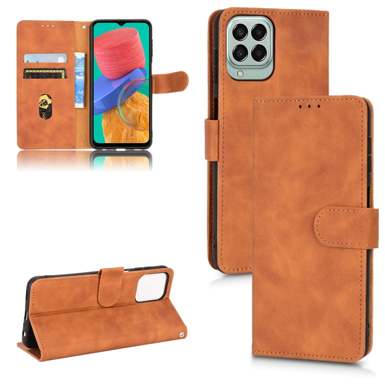 Skin Feel Magnetic Flip Leather Phone Case, For Motorola Edge 30, For Motorola Moto G52, For Samsung Galaxy M33 5G, For Sharp Simple Sumaho 6