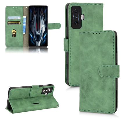 Skin Feel Magnetic Flip Leather Phone Case, For Xiaomi Poco F4 GT/Redmi K50 Gaming