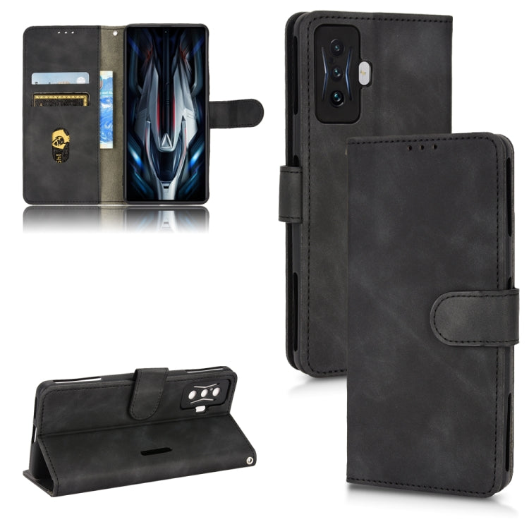 Skin Feel Magnetic Flip Leather Phone Case, For Xiaomi Poco F4 GT/Redmi K50 Gaming