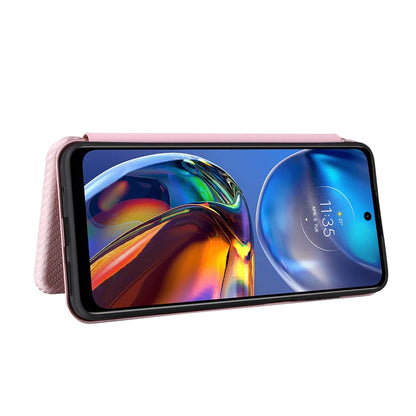 Carbon Fiber Texture Magnetic Horizontal Flip Leather Phone Case, For Motorola Moto E32 4G, For Motorola Moto G52/G82, For Xiaomi Redmi Note 11 Pro, For Xiaomi 12 Lite