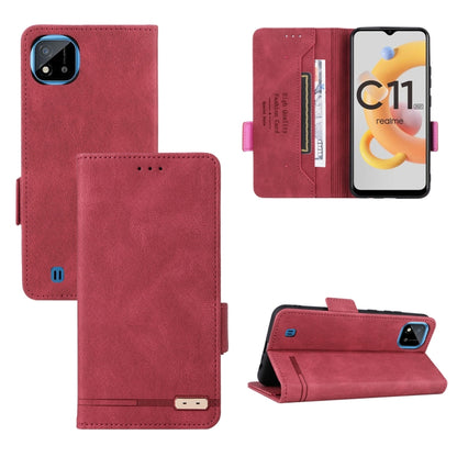 Magnetic Clasp Flip Leather Phone Case, For Realme C11 2021/C20, For Realme C11 2021/Realme C20, For TCL 10 Pro, For Wiko Y82, For Xiaomi Redmi 9C