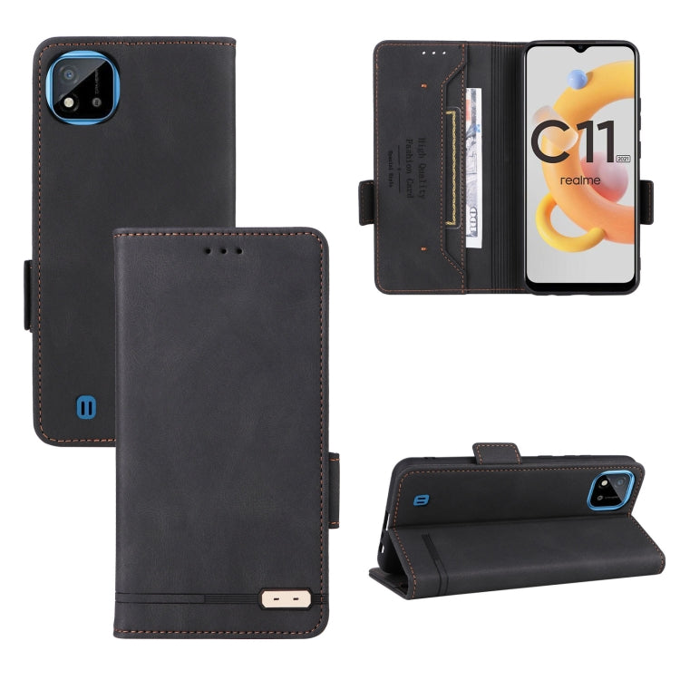 Magnetic Clasp Flip Leather Phone Case, For Realme C11 2021/C20, For Realme C11 2021/Realme C20, For TCL 10 Pro, For Wiko Y82, For Xiaomi Redmi 9C