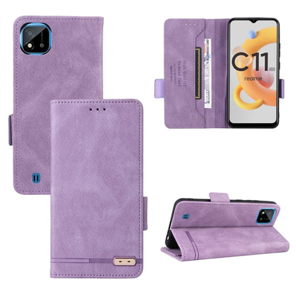 Magnetic Clasp Flip Leather Phone Case, For Realme C11 2021/C20, For Realme C11 2021/Realme C20, For TCL 10 Pro, For Wiko Y82, For Xiaomi Redmi 9C