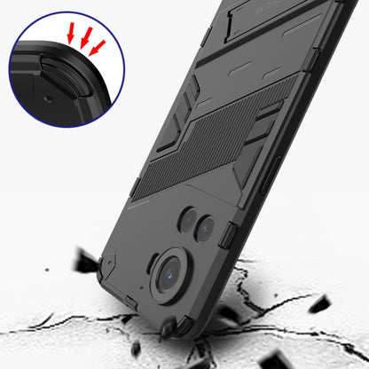 Punk Armor PC + TPU Phone Case with Holder, For OnePlus Ace 5G