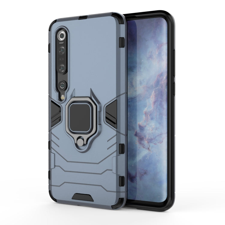 PC + TPU Shockproof Protective Case with Magnetic Ring Holder, For Xiaomi Mi 10, For Xiaomi Mi 10 Pro