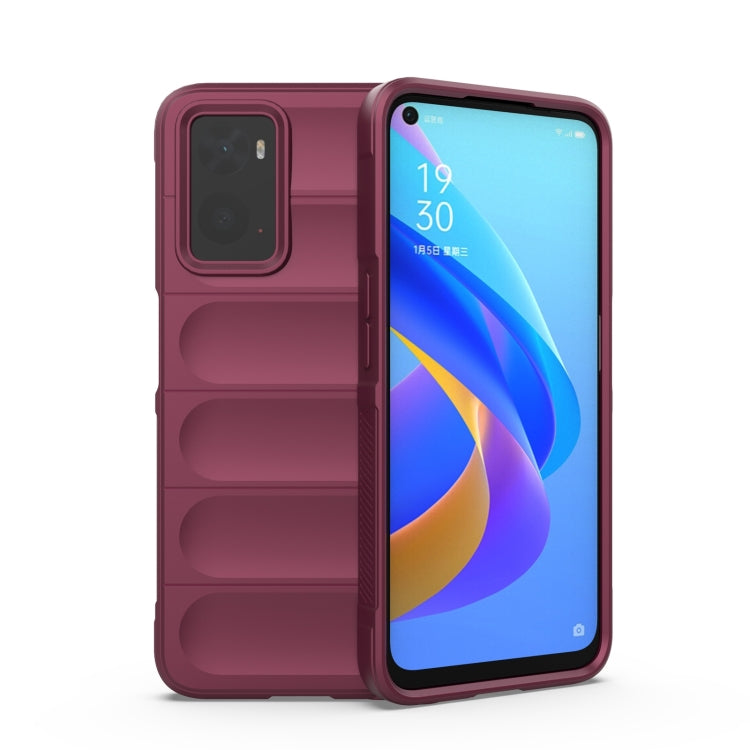 Magic Shield TPU + Flannel Phone Case, For OPPO A36 4G/A76 4G/Realme 9i, For Samsung Galaxy A12 4G/A12 5G