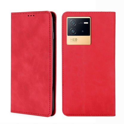 Skin Feel Magnetic Horizontal Flip Leather Phone Case, For vivo iQOO 9 5G, For vivo iQOO Neo6 5G, For vivo iQOO U5 5G, For OPPO A36 4G/A76 4G Global