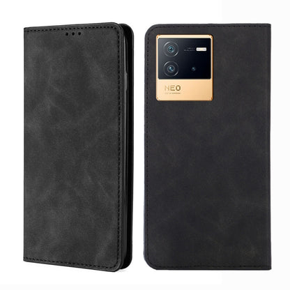 Skin Feel Magnetic Horizontal Flip Leather Phone Case, For vivo iQOO 9 5G, For vivo iQOO Neo6 5G, For vivo iQOO U5 5G, For OPPO A36 4G/A76 4G Global