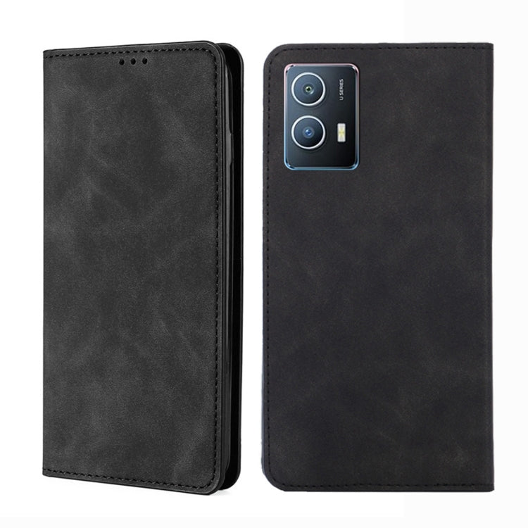 Skin Feel Magnetic Horizontal Flip Leather Phone Case, For vivo iQOO 9 5G, For vivo iQOO Neo6 5G, For vivo iQOO U5 5G, For OPPO A36 4G/A76 4G Global