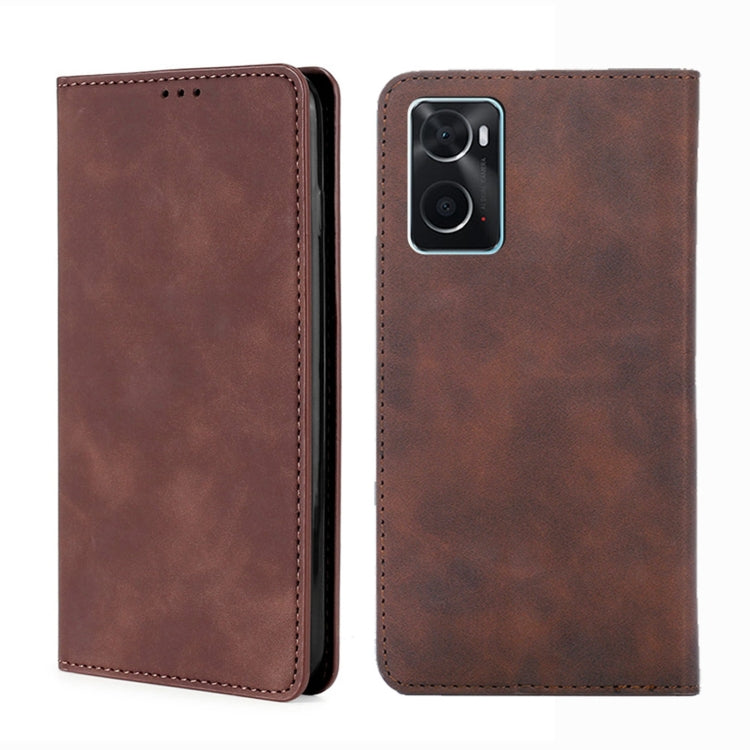 Skin Feel Magnetic Horizontal Flip Leather Phone Case, For vivo iQOO 9 5G, For vivo iQOO Neo6 5G, For vivo iQOO U5 5G, For OPPO A36 4G/A76 4G Global