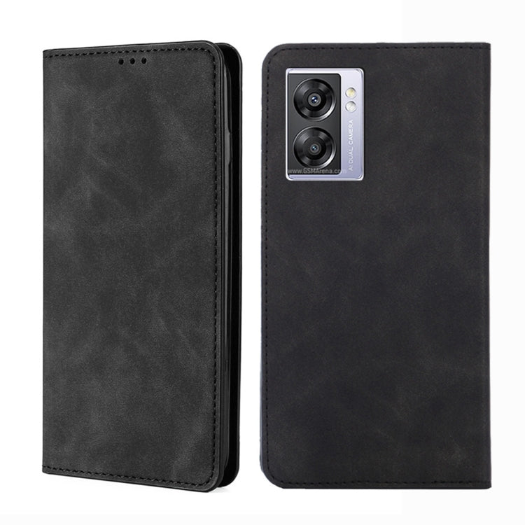 Skin Feel Magnetic Horizontal Flip Leather Phone Case, For OPPO A57 5G 2022/Realme Q5i, For OPPO A96 5G, For OPPO Find X5 Lite, For OPPO Find X5 Pro