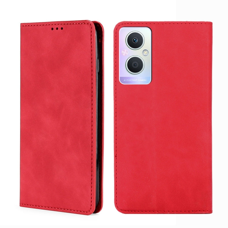 Skin Feel Magnetic Horizontal Flip Leather Phone Case, For OPPO A57 5G 2022/Realme Q5i, For OPPO A96 5G, For OPPO Find X5 Lite, For OPPO Find X5 Pro