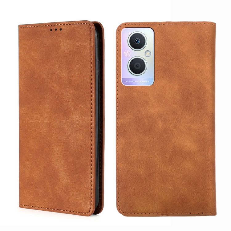 Skin Feel Magnetic Horizontal Flip Leather Phone Case, For OPPO A57 5G 2022/Realme Q5i, For OPPO A96 5G, For OPPO Find X5 Lite, For OPPO Find X5 Pro