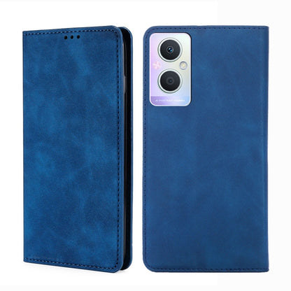 Skin Feel Magnetic Horizontal Flip Leather Phone Case, For OPPO A57 5G 2022/Realme Q5i, For OPPO A96 5G, For OPPO Find X5 Lite, For OPPO Find X5 Pro