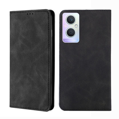 Skin Feel Magnetic Horizontal Flip Leather Phone Case, For OPPO A57 5G 2022/Realme Q5i, For OPPO A96 5G, For OPPO Find X5 Lite, For OPPO Find X5 Pro