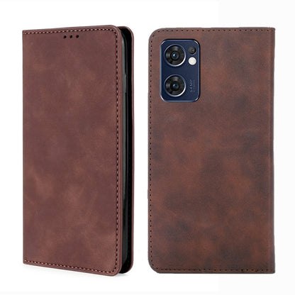Skin Feel Magnetic Horizontal Flip Leather Phone Case, For OPPO A57 5G 2022/Realme Q5i, For OPPO A96 5G, For OPPO Find X5 Lite, For OPPO Find X5 Pro