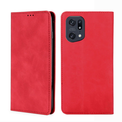 Skin Feel Magnetic Horizontal Flip Leather Phone Case, For OPPO A57 5G 2022/Realme Q5i, For OPPO A96 5G, For OPPO Find X5 Lite, For OPPO Find X5 Pro