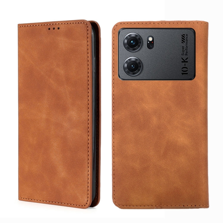 Skin Feel Magnetic Horizontal Flip Leather Phone Case, For OPPO K10 5G, For OPPO K10 Pro 5G, For OPPO Reno7 4G/F21 Pro 4G, For OPPO Reno7 5G Global