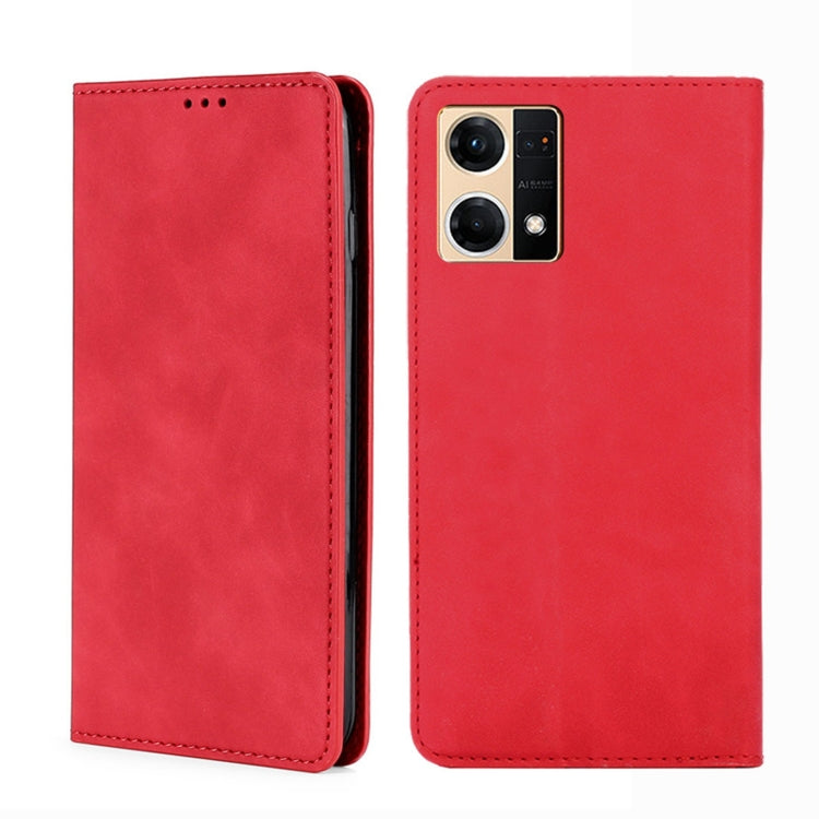 Skin Feel Magnetic Horizontal Flip Leather Phone Case, For OPPO K10 5G, For OPPO K10 Pro 5G, For OPPO Reno7 4G/F21 Pro 4G, For OPPO Reno7 5G Global