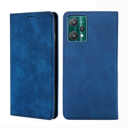 Skin Feel Magnetic Horizontal Flip Leather Phone Case, For OPPO Realme 9 Pro, For OPPO Realme 9 Pro+, For OPPO Realme 9i/A36 4G/A96 4G/K10 4G/A76 4G, For OPPO Realme C35