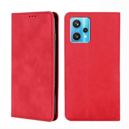 Skin Feel Magnetic Horizontal Flip Leather Phone Case, For OPPO Realme 9 Pro, For OPPO Realme 9 Pro+, For OPPO Realme 9i/A36 4G/A96 4G/K10 4G/A76 4G, For OPPO Realme C35