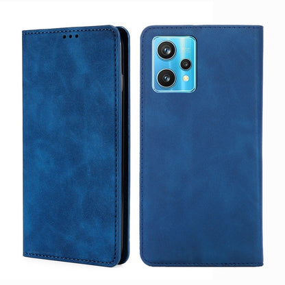 Skin Feel Magnetic Horizontal Flip Leather Phone Case, For OPPO Realme 9 Pro, For OPPO Realme 9 Pro+, For OPPO Realme 9i/A36 4G/A96 4G/K10 4G/A76 4G, For OPPO Realme C35