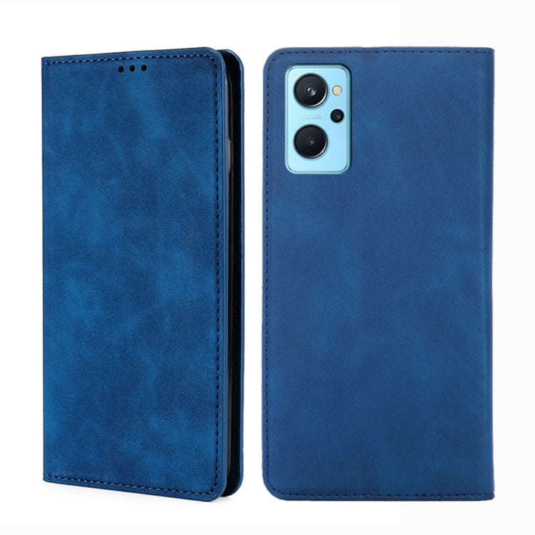Skin Feel Magnetic Horizontal Flip Leather Phone Case, For OPPO Realme 9 Pro, For OPPO Realme 9 Pro+, For OPPO Realme 9i/A36 4G/A96 4G/K10 4G/A76 4G, For OPPO Realme C35