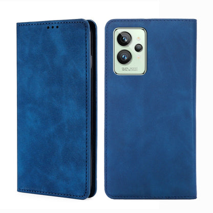 Skin Feel Magnetic Horizontal Flip Leather Phone Case, For OPPO Realme GT Neo3, For OPPO Realme GT2 Pro