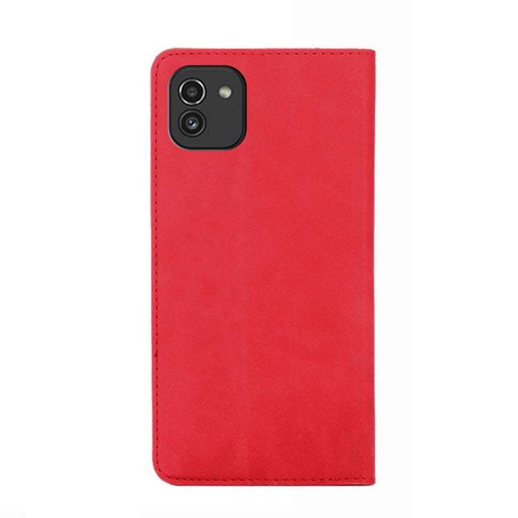 Skin Feel Magnetic Horizontal Flip Leather Phone Case, For Samsung Galaxy A03 EU Edition 166mm, For Samsung Galaxy A23 5G, For Samsung Galaxy M33 5G, For Samsung Galaxy M53 5G
