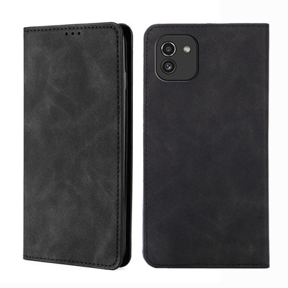 Skin Feel Magnetic Horizontal Flip Leather Phone Case, For Samsung Galaxy A03 EU Edition 166mm, For Samsung Galaxy A23 5G, For Samsung Galaxy M33 5G, For Samsung Galaxy M53 5G