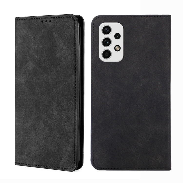 Skin Feel Magnetic Horizontal Flip Leather Phone Case, For Samsung Galaxy A03 EU Edition 166mm, For Samsung Galaxy A23 5G, For Samsung Galaxy M33 5G, For Samsung Galaxy M53 5G