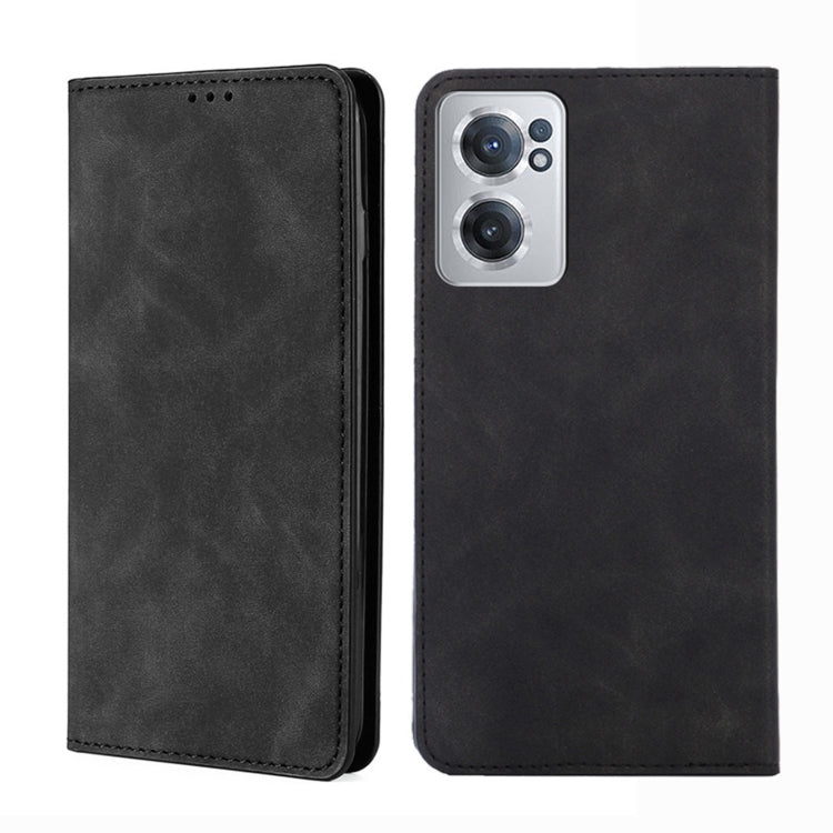 Skin Feel Magnetic Horizontal Flip Leather Phone Case, For OnePlus Nord CE 2 5G