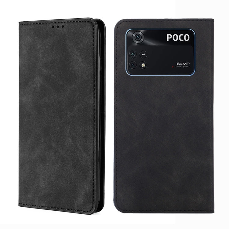Skin Feel Magnetic Flip Leather Phone Case, For Xiaomi Poco M4 Pro, For Xiaomi Poco X4 Pro 5G, For Xiaomi Redmi K50 / K50 Pro, For Xiaomi Redmi K50 Gaming