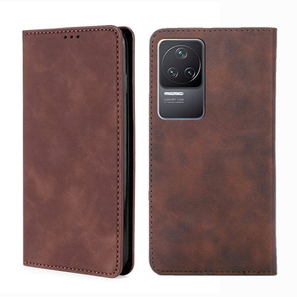 Skin Feel Magnetic Flip Leather Phone Case, For Xiaomi Poco M4 Pro, For Xiaomi Poco X4 Pro 5G, For Xiaomi Redmi K50 / K50 Pro, For Xiaomi Redmi K50 Gaming