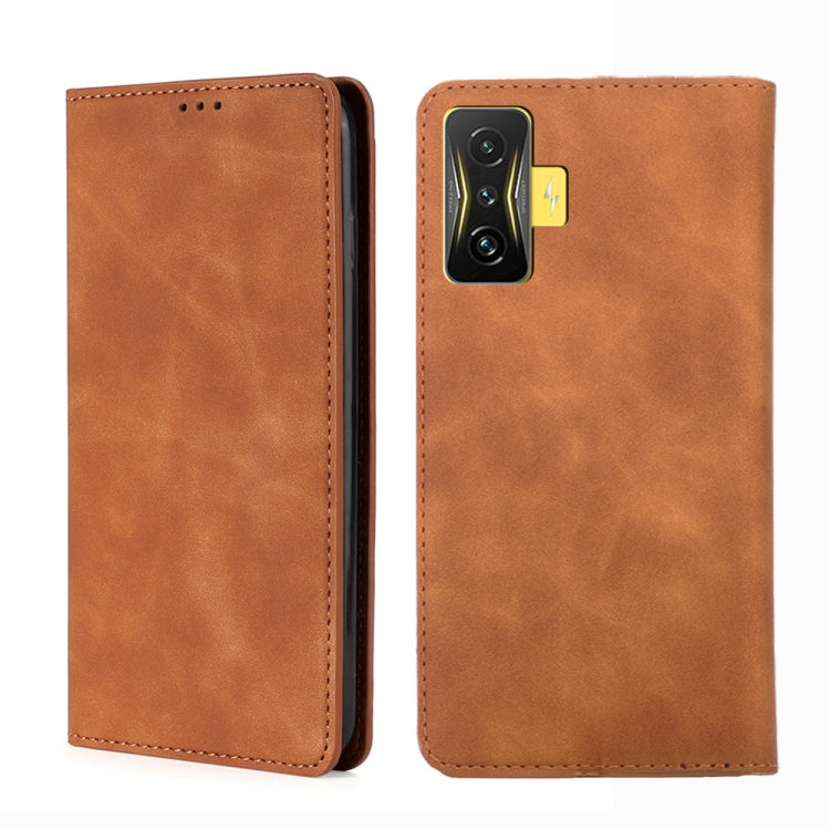Skin Feel Magnetic Flip Leather Phone Case, For Xiaomi Poco M4 Pro, For Xiaomi Poco X4 Pro 5G, For Xiaomi Redmi K50 / K50 Pro, For Xiaomi Redmi K50 Gaming