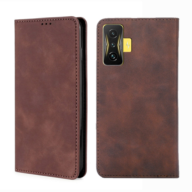 Skin Feel Magnetic Flip Leather Phone Case, For Xiaomi Poco M4 Pro, For Xiaomi Poco X4 Pro 5G, For Xiaomi Redmi K50 / K50 Pro, For Xiaomi Redmi K50 Gaming