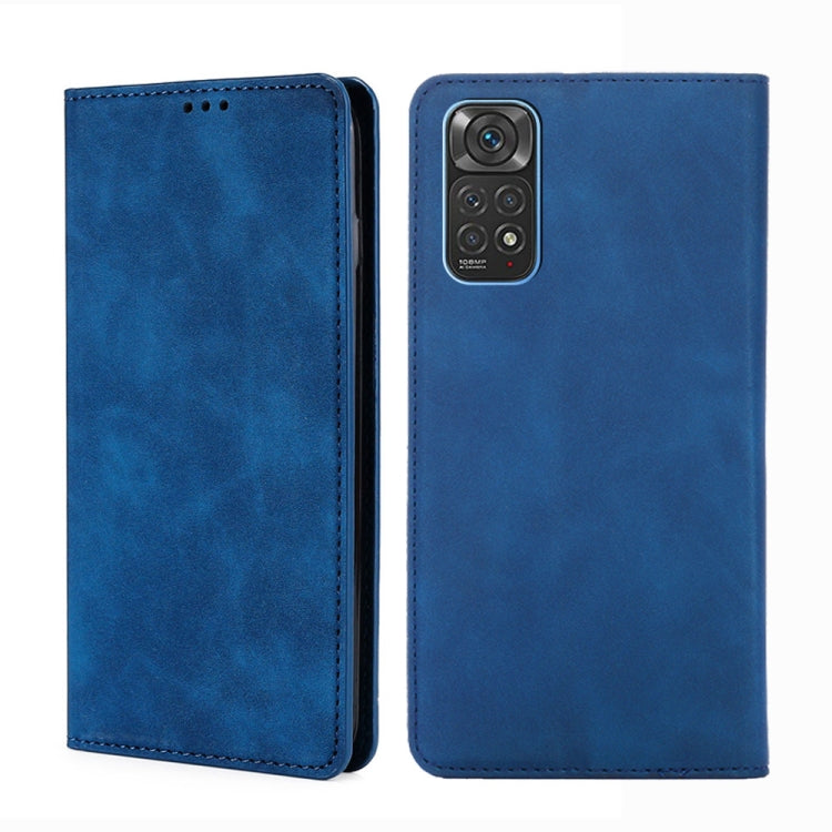 Skin Feel Magnetic Flip Leather Phone Case, For Xiaomi Redmi Note 11 Global / Note 11S, For Xiaomi Redmi Note 11 Pro 4G/5G Global, For Xiaomi 12 Lite, For Xiaomi 12 Pro