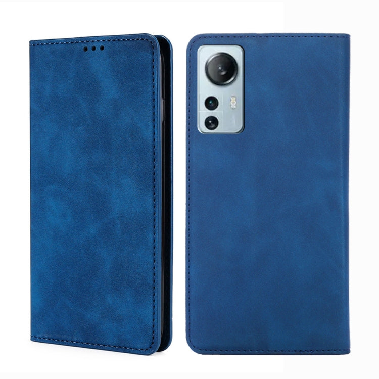 Skin Feel Magnetic Flip Leather Phone Case, For Xiaomi Redmi Note 11 Global / Note 11S, For Xiaomi Redmi Note 11 Pro 4G/5G Global, For Xiaomi 12 Lite, For Xiaomi 12 Pro