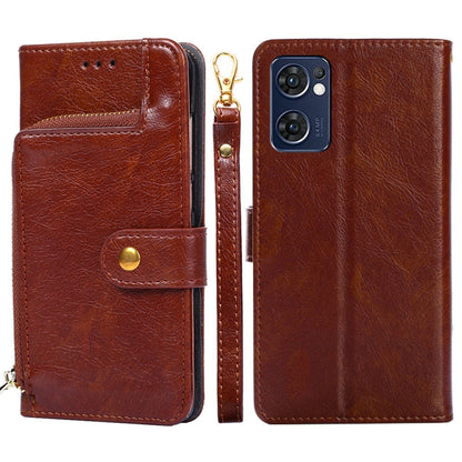 Zipper Bag Leather Phone Case, For OPPO Find X5 Pro, For OPPO K10 5G, For OPPO K10 Pro 5G, For OPPO Reno7 4G/F21 Pro 4G, For OPPO Reno7 5G Global/Find X5 Lite, For OPPO Realme 9 Pro