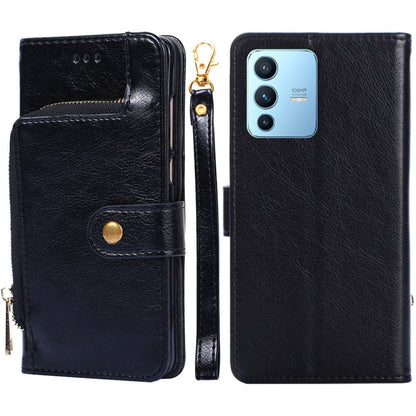 Zipper Bag Leather Phone Case, For vivo iQOO 9 5G, For vivo IQOO Neo6 5G, For vivo iQOO U5 5G, For vivo S12/V23, For vivo S12 Pro/V23 Pro, For vivo X80 Pro China