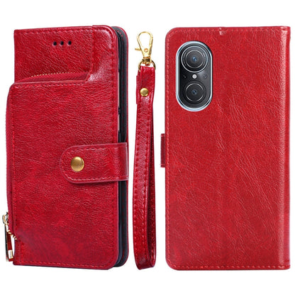 Zipper Bag Leather Phone Case, For vivo X80 China, For vivo Y53s 5G/iQOO Z5x/T1x, For vivo Y55s 5G, For vivo Y76s China/Y74s, For Google Pixel 7 5G, For Huawei nova 9 SE 4G