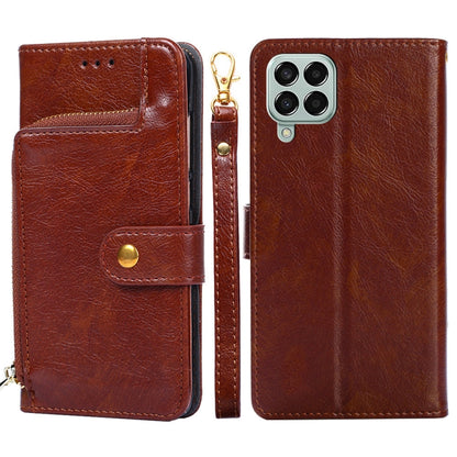 Zipper Bag Leather Phone Case, For Samsung Galaxy A03 EU, For Samsung Galaxy A23 5G, For Samsung Galaxy M33 5G, For Samsung Galaxy M53 5G, For Sony Xperia Ace III, For Xiaomi Poco M4 Pro