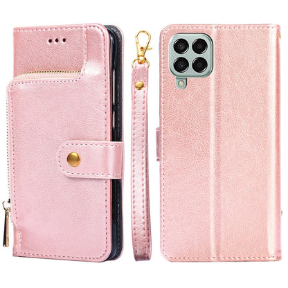 Zipper Bag Leather Phone Case, For Samsung Galaxy A03 EU, For Samsung Galaxy A23 5G, For Samsung Galaxy M33 5G, For Samsung Galaxy M53 5G, For Sony Xperia Ace III, For Xiaomi Poco M4 Pro
