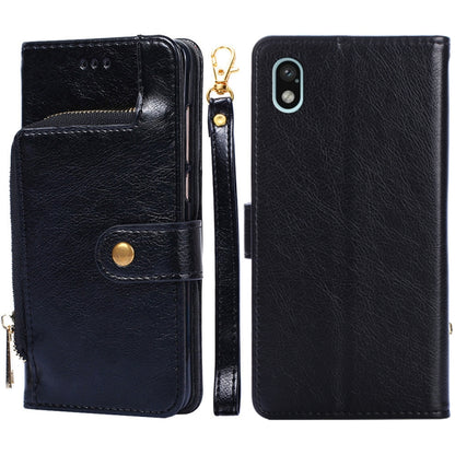 Zipper Bag Leather Phone Case, For Samsung Galaxy A03 EU, For Samsung Galaxy A23 5G, For Samsung Galaxy M33 5G, For Samsung Galaxy M53 5G, For Sony Xperia Ace III, For Xiaomi Poco M4 Pro