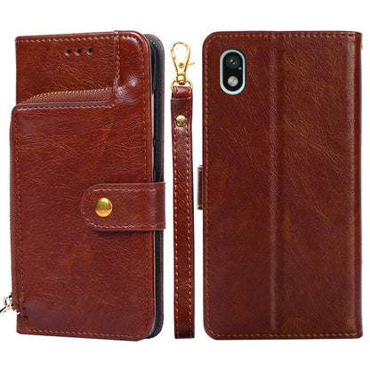 Zipper Bag Leather Phone Case, For Samsung Galaxy A03 EU, For Samsung Galaxy A23 5G, For Samsung Galaxy M33 5G, For Samsung Galaxy M53 5G, For Sony Xperia Ace III, For Xiaomi Poco M4 Pro
