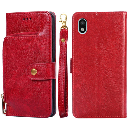 Zipper Bag Leather Phone Case, For Samsung Galaxy A03 EU, For Samsung Galaxy A23 5G, For Samsung Galaxy M33 5G, For Samsung Galaxy M53 5G, For Sony Xperia Ace III, For Xiaomi Poco M4 Pro