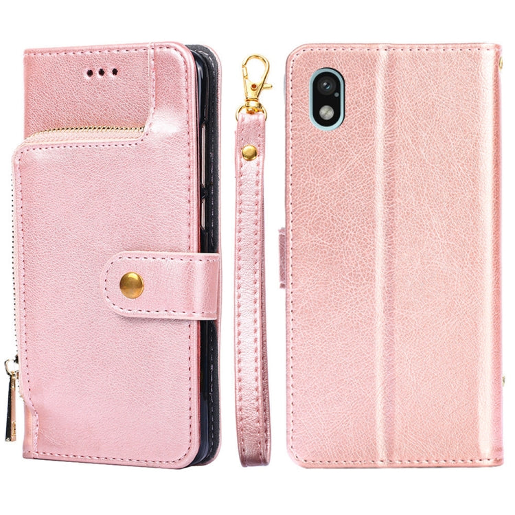 Zipper Bag Leather Phone Case, For Samsung Galaxy A03 EU, For Samsung Galaxy A23 5G, For Samsung Galaxy M33 5G, For Samsung Galaxy M53 5G, For Sony Xperia Ace III, For Xiaomi Poco M4 Pro
