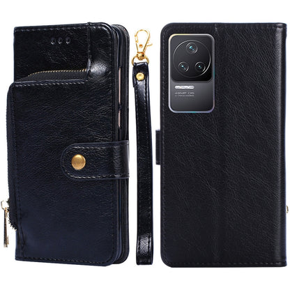Zipper Bag Leather Phone Case, For Xiaomi Poco X4 Pro 5G, For Xiaomi Redmi K50/Redmi K50 Pro, For Xiaomi Redmi K50 Gaming/Poco F4 GT, For Xiaomi Redmi Note 11 Global/Redmi Note 11S, For Xiaomi Redmi Note 11 Pro Global, For Xiaomi 12 Lite