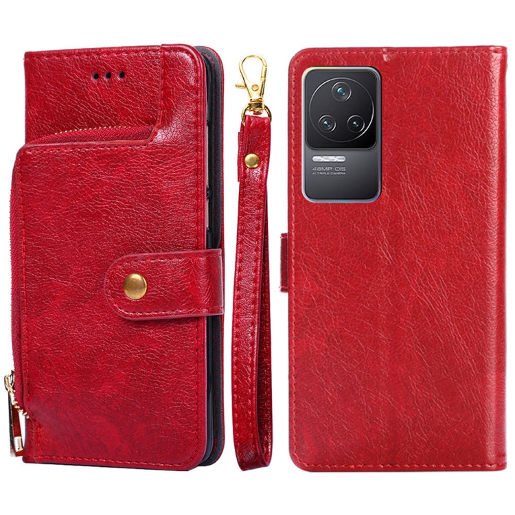 Zipper Bag Leather Phone Case, For Xiaomi Poco X4 Pro 5G, For Xiaomi Redmi K50/Redmi K50 Pro, For Xiaomi Redmi K50 Gaming/Poco F4 GT, For Xiaomi Redmi Note 11 Global/Redmi Note 11S, For Xiaomi Redmi Note 11 Pro Global, For Xiaomi 12 Lite